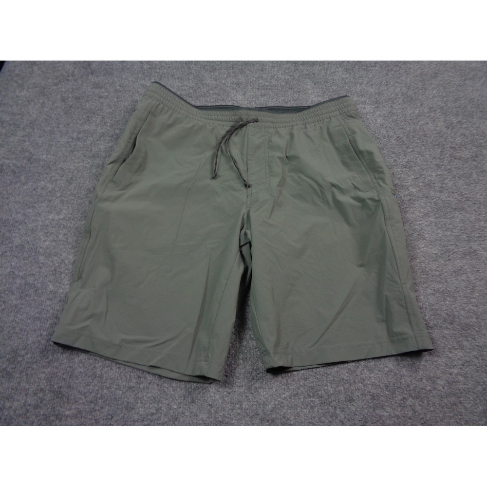 Kuhl Shorts Mens L Gray Suppressor Elastic Waist Lightweight Nylon Outdoor Hike